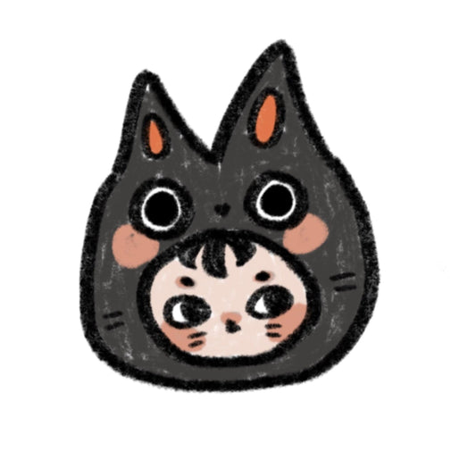 Black Kitty Cat Hat