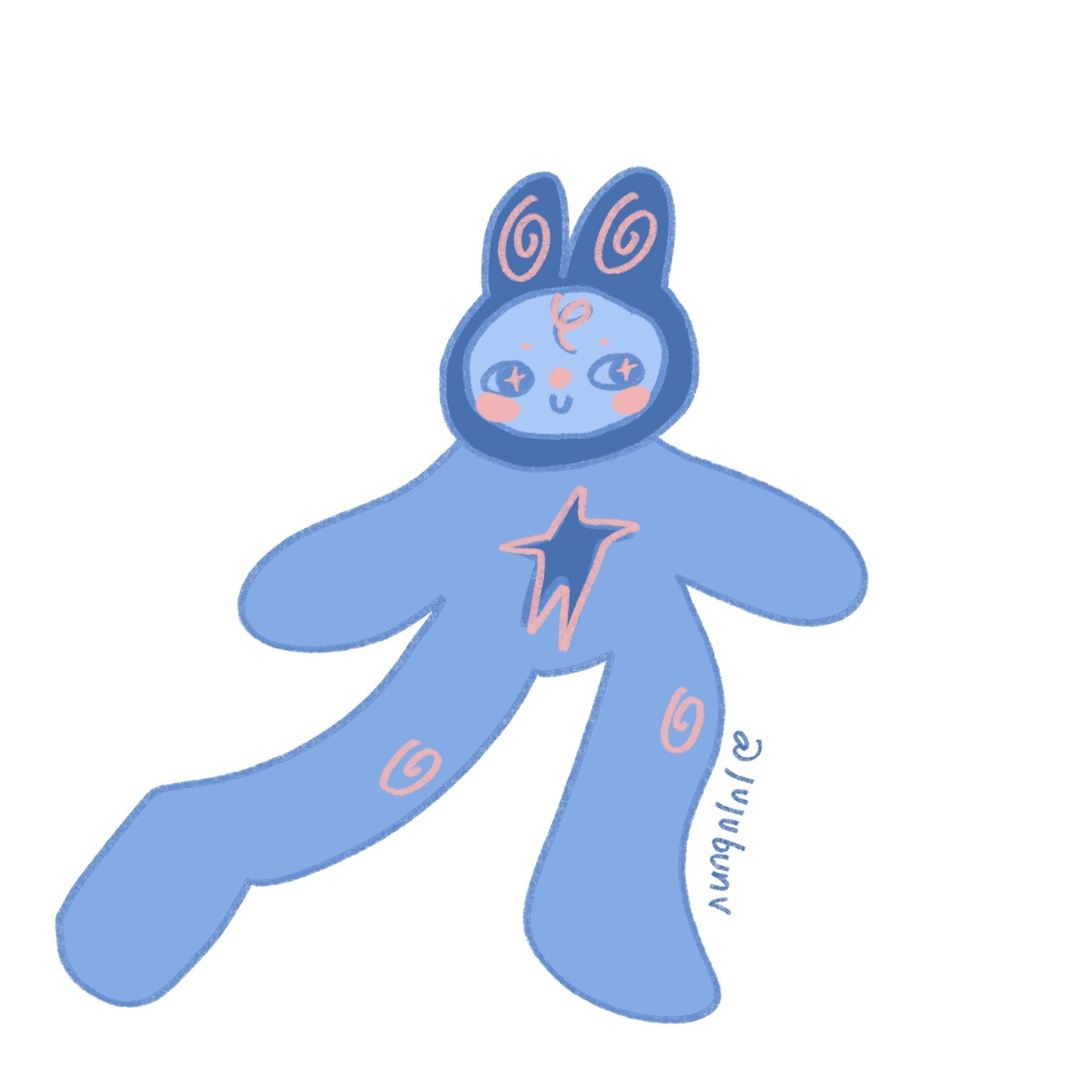 Blue Bun Buddy