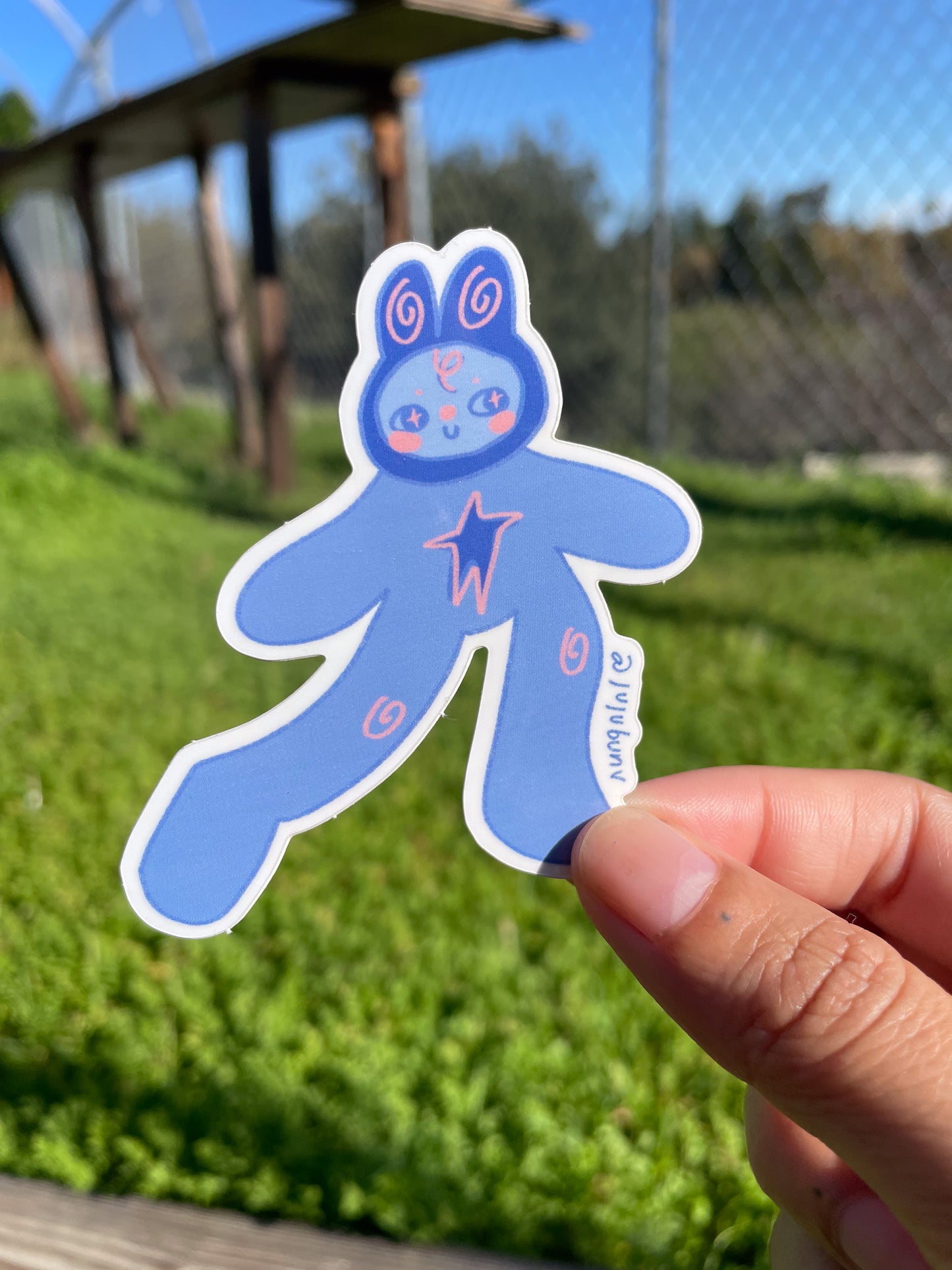 Blue Bun Buddy